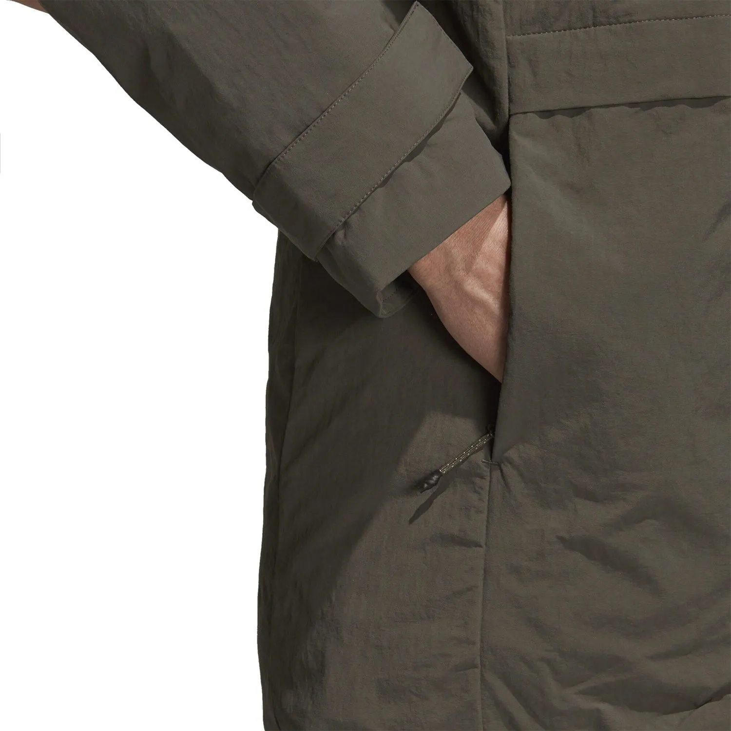 adidas Originals Trefoil Down Parka Jacket - Green
