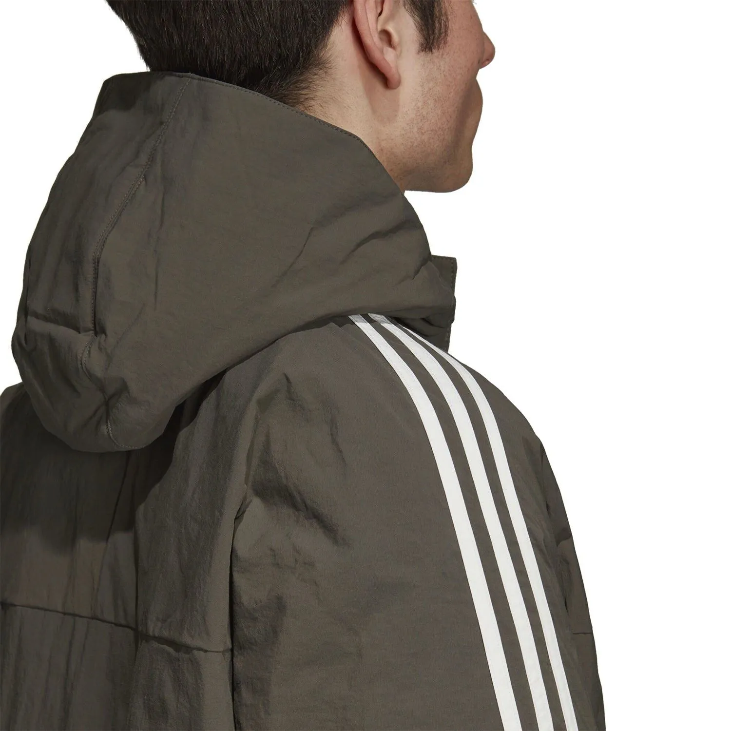 adidas Originals Trefoil Down Parka Jacket - Green