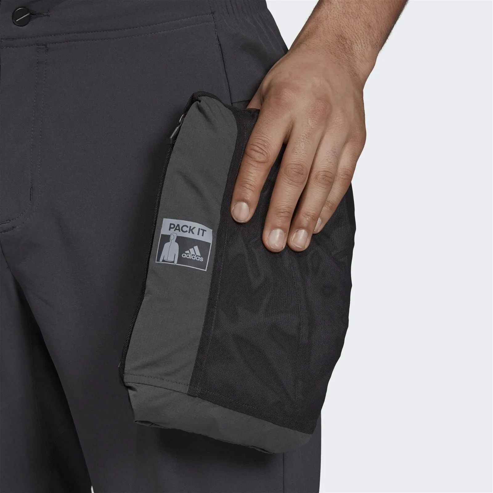 adidas Terrex Agravic Wind Jacket - Grey