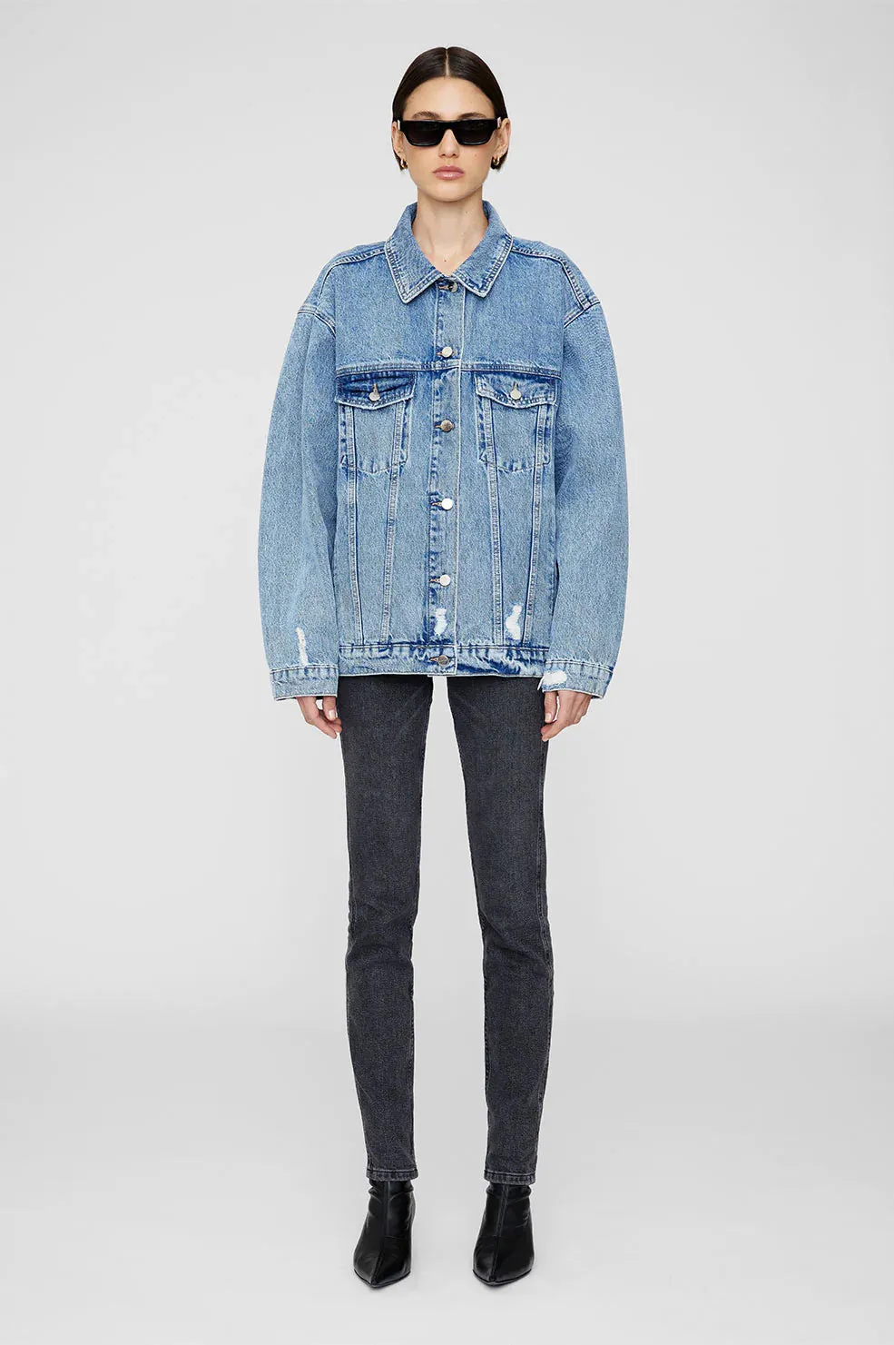 Anine Bing Rory Jacket - Vintage Blue