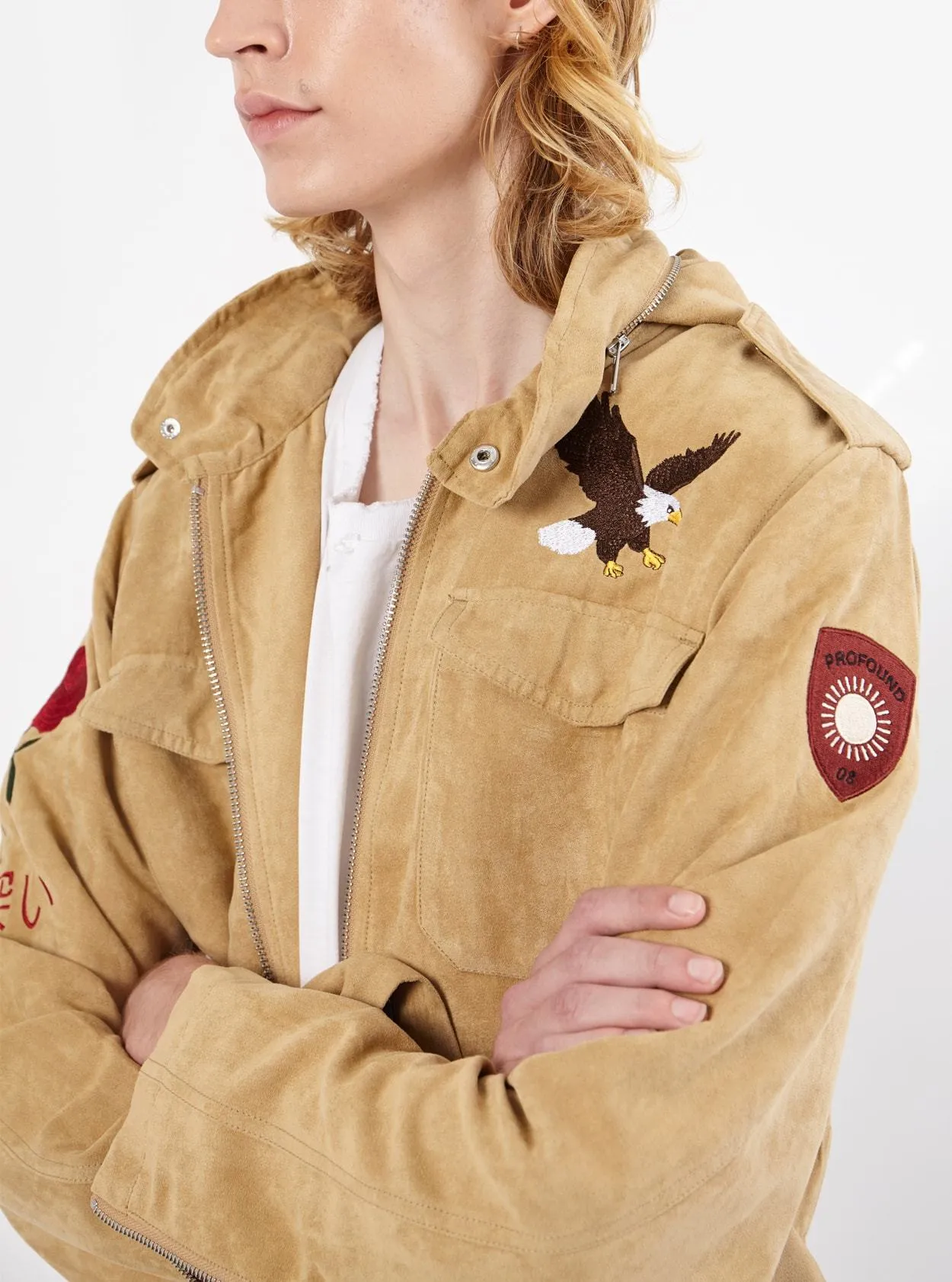 Belted Eagle Polysuede Field Jacket