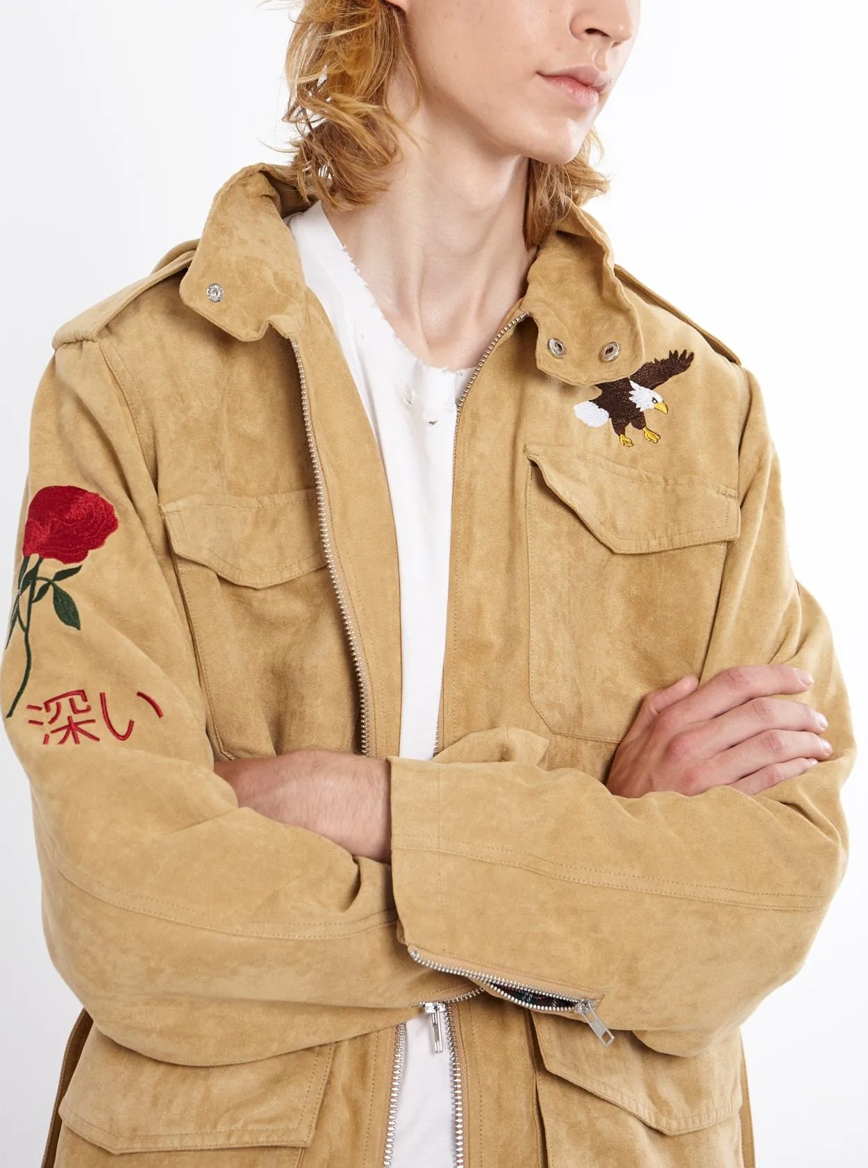 Belted Eagle Polysuede Field Jacket