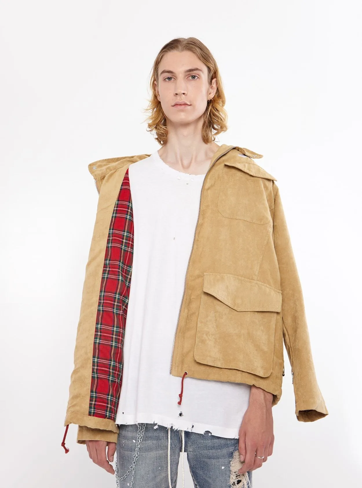 Belted Eagle Polysuede Field Jacket