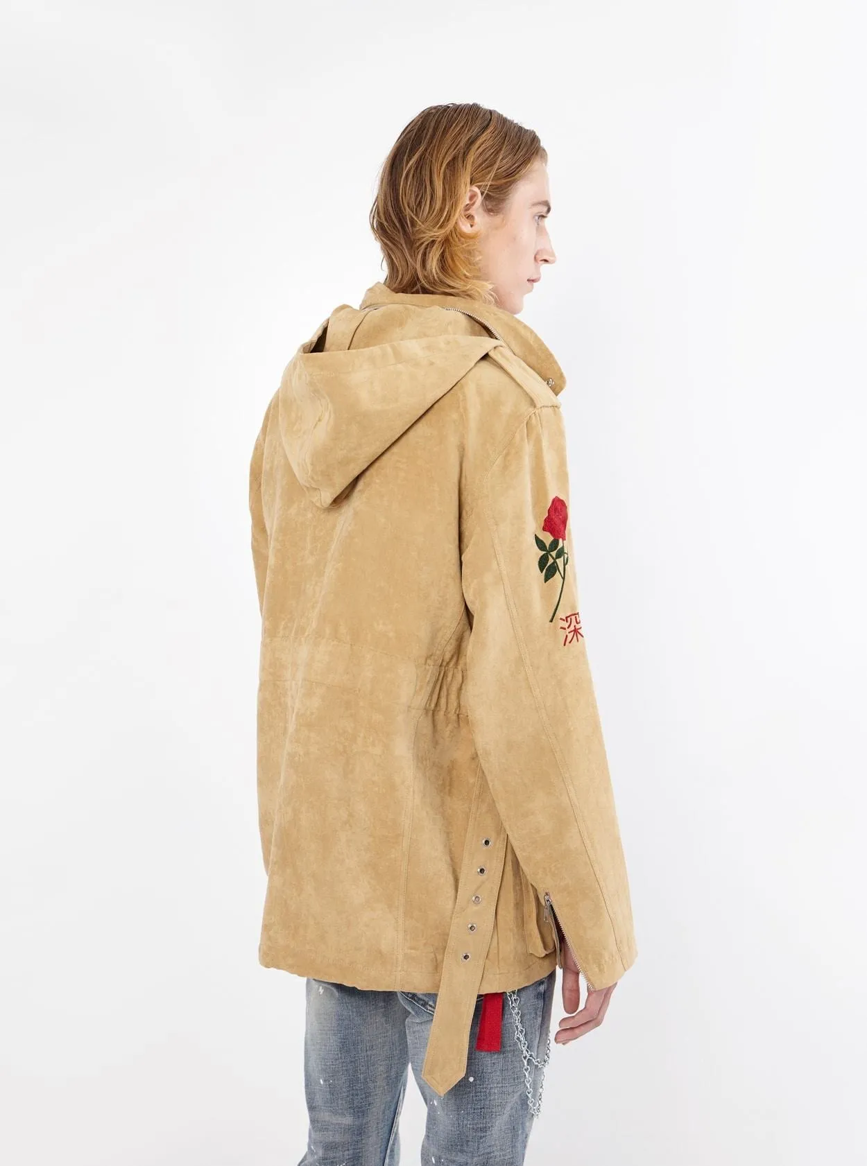 Belted Eagle Polysuede Field Jacket