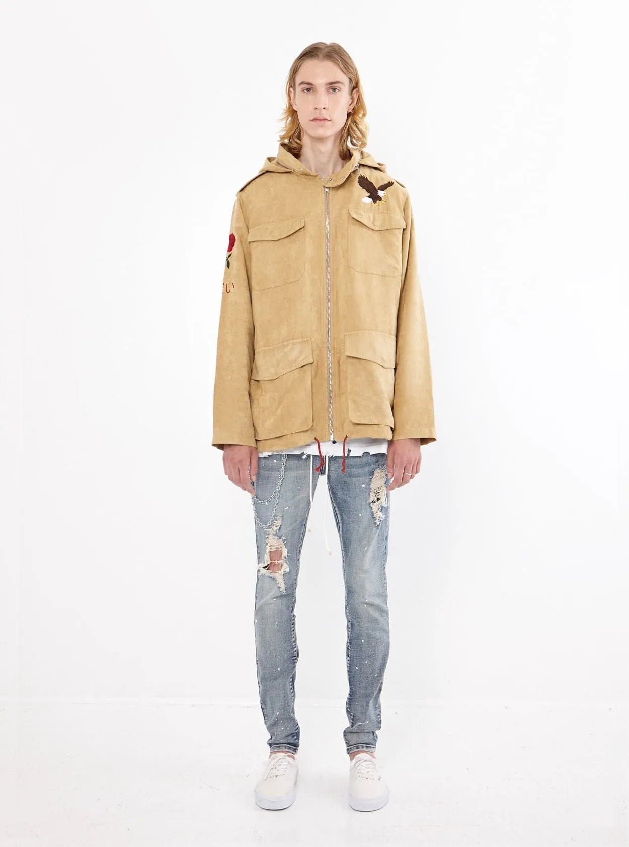 Belted Eagle Polysuede Field Jacket