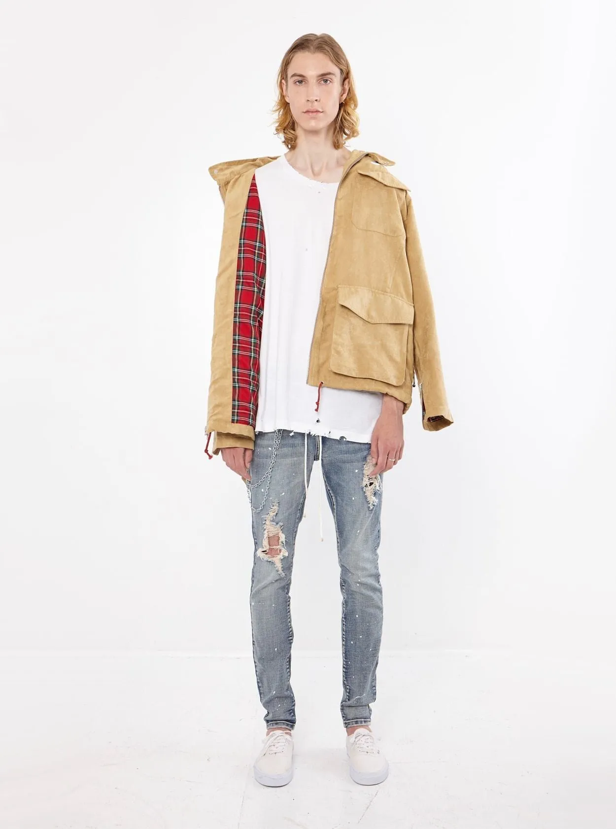 Belted Eagle Polysuede Field Jacket