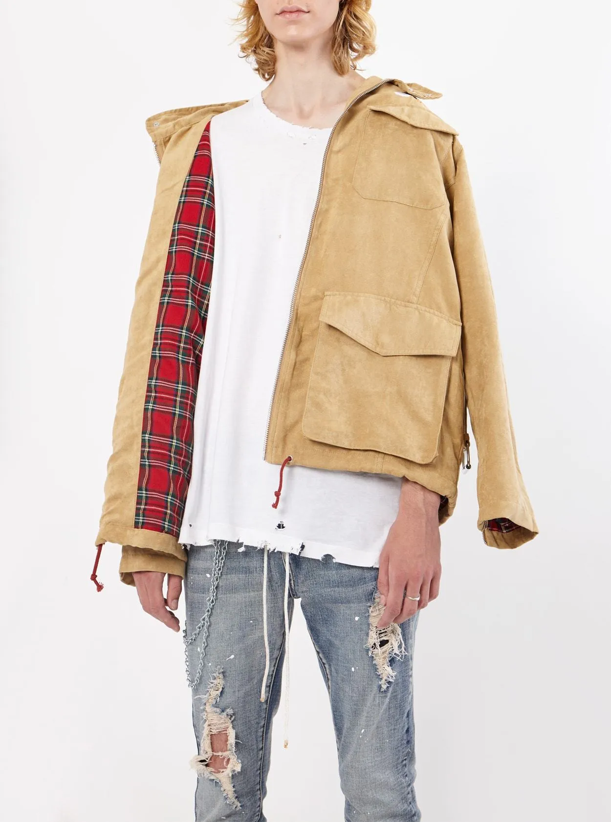 Belted Eagle Polysuede Field Jacket