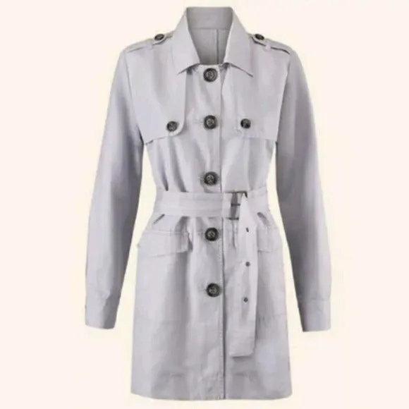 Cabi Tanner Thin Trench Coat Top or Jacket Size XS