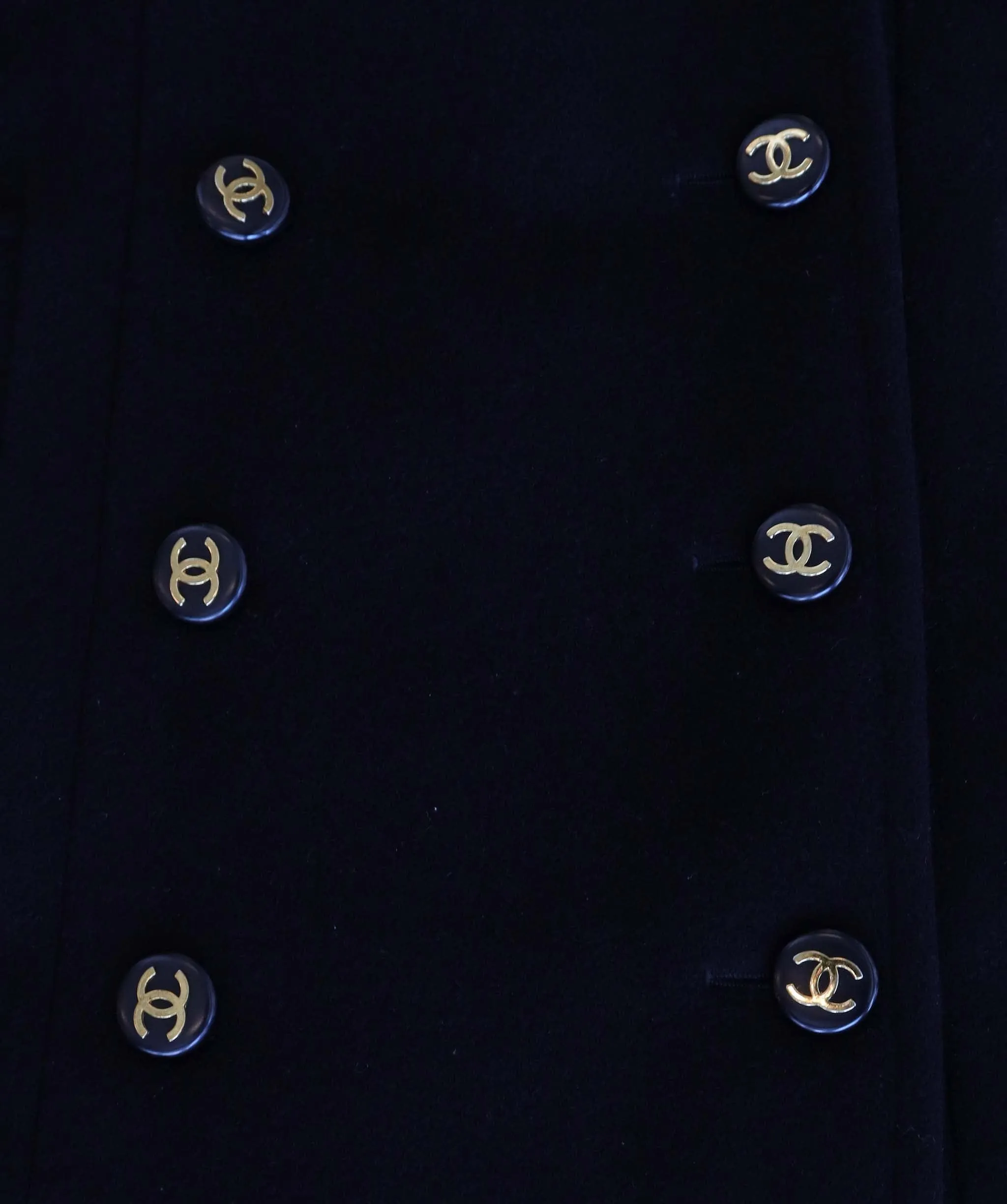 Chanel 93A Cashmere Coat Black DXBK0088