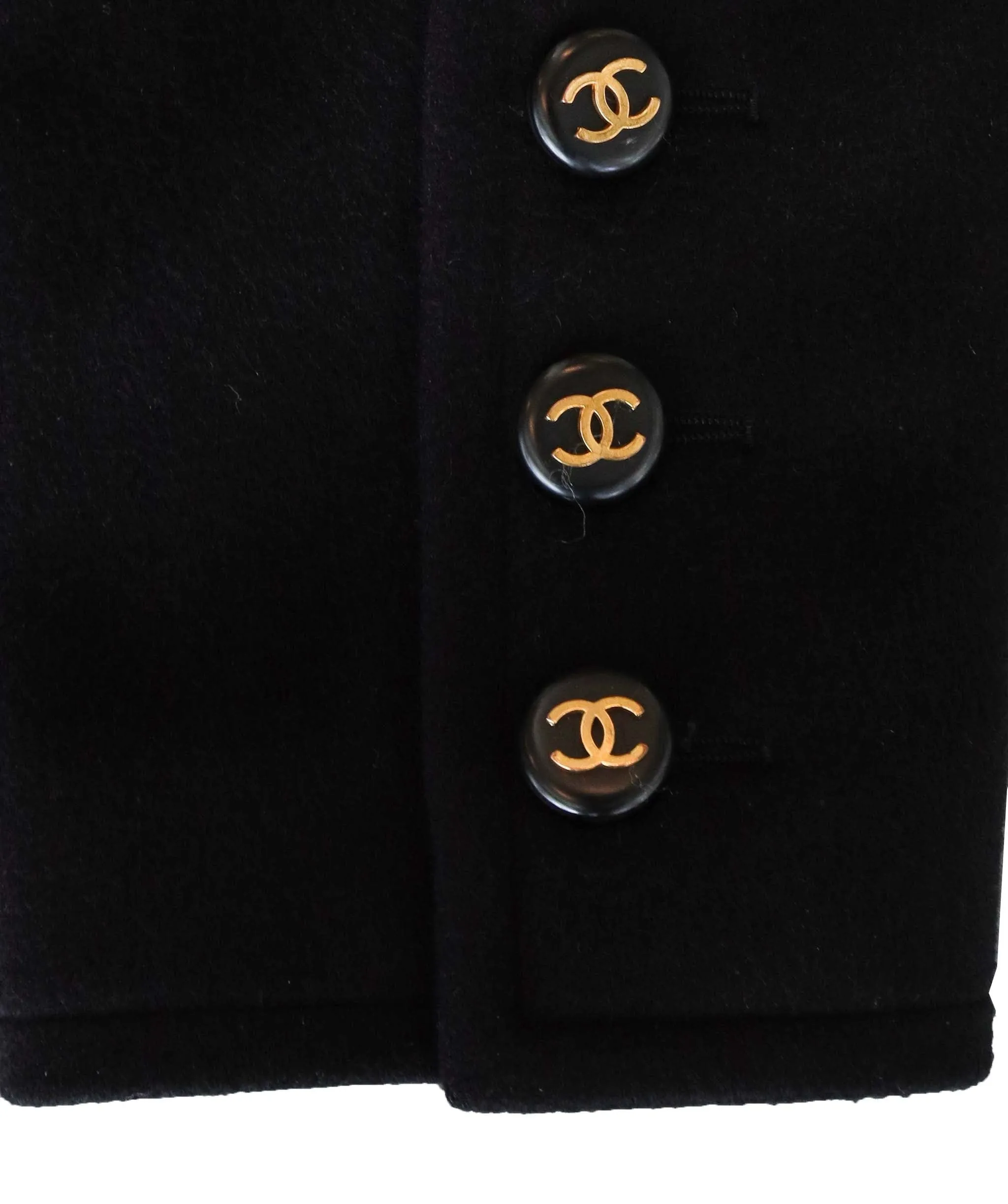 Chanel 93A Cashmere Coat Black DXBK0088