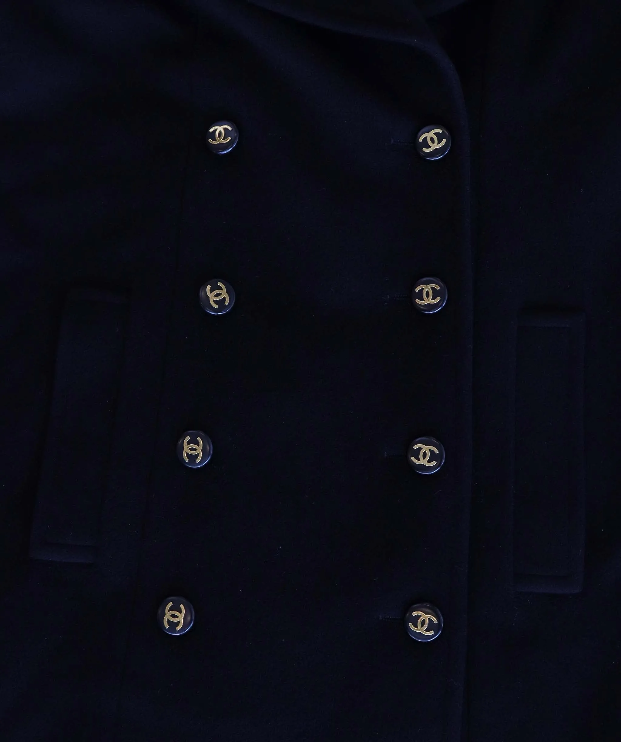 Chanel 93A Cashmere Coat Black DXBK0088