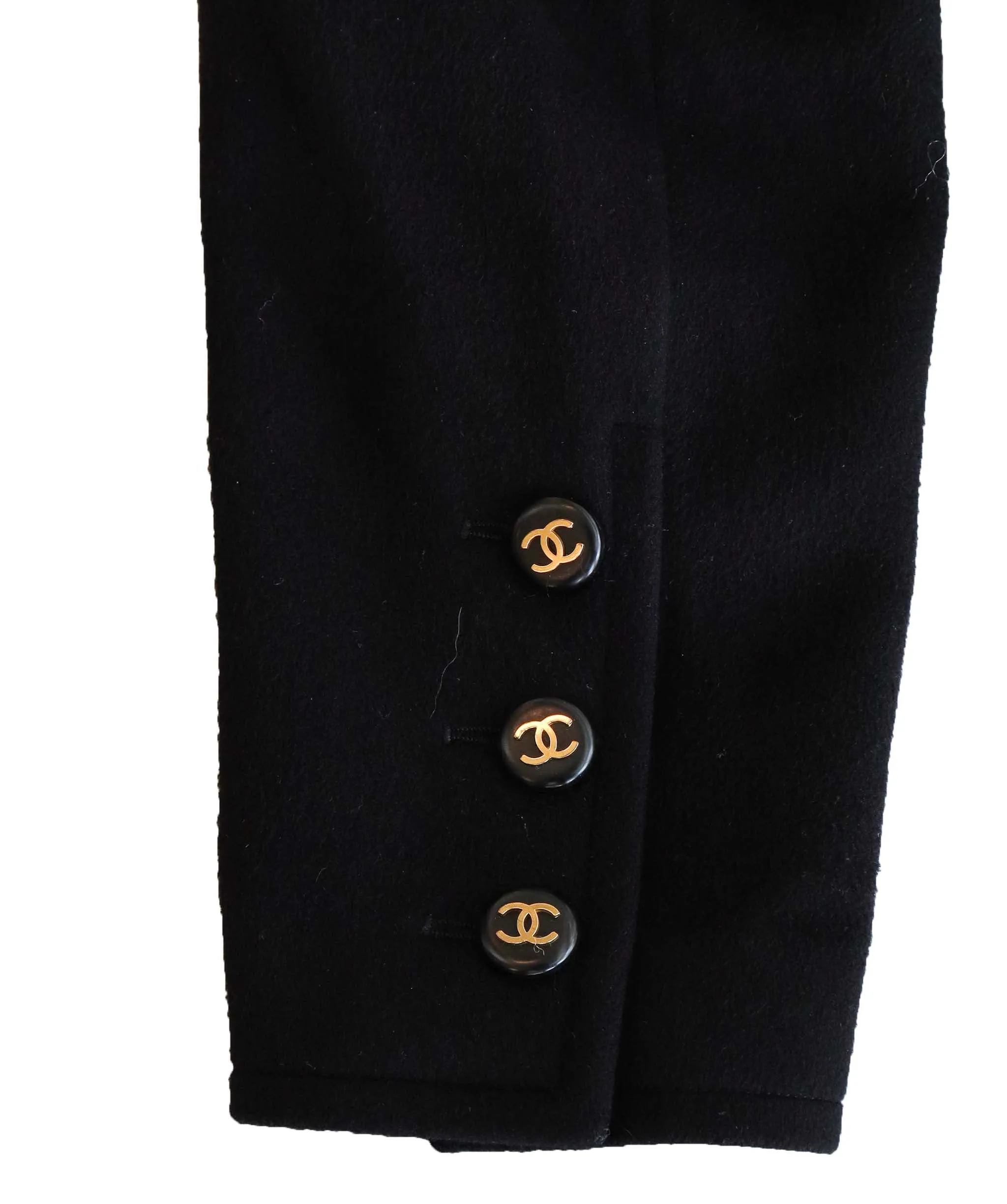 Chanel 93A Cashmere Coat Black DXBK0088