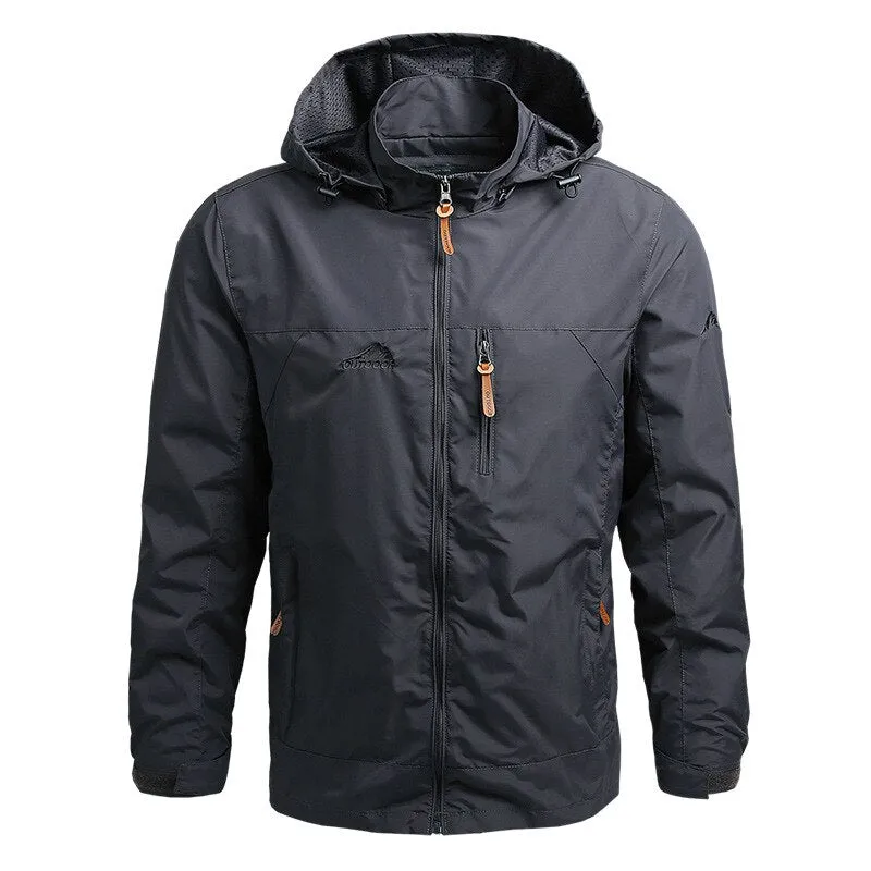 Climbing Field Jacket Men's Windproof Outerwear Waterproof Softshell Tactical Jacket Coat