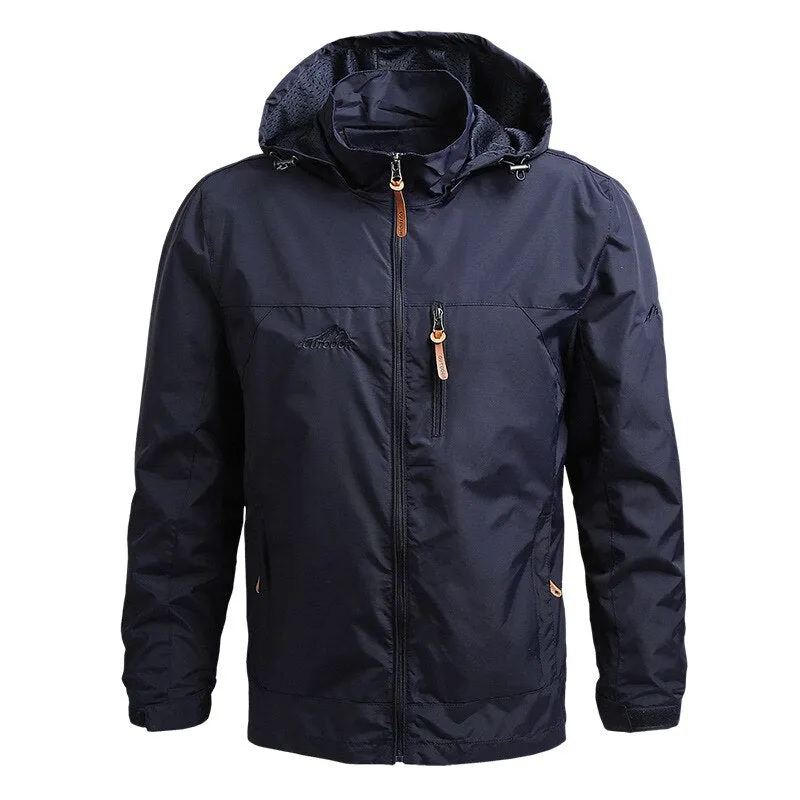 Climbing Field Jacket Men's Windproof Outerwear Waterproof Softshell Tactical Jacket Coat