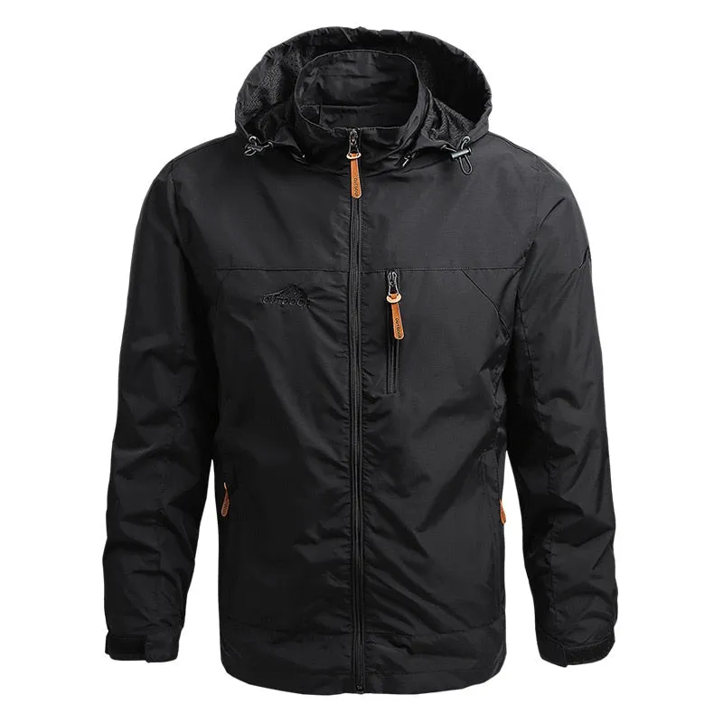 Climbing Field Jacket Men's Windproof Outerwear Waterproof Softshell Tactical Jacket Coat