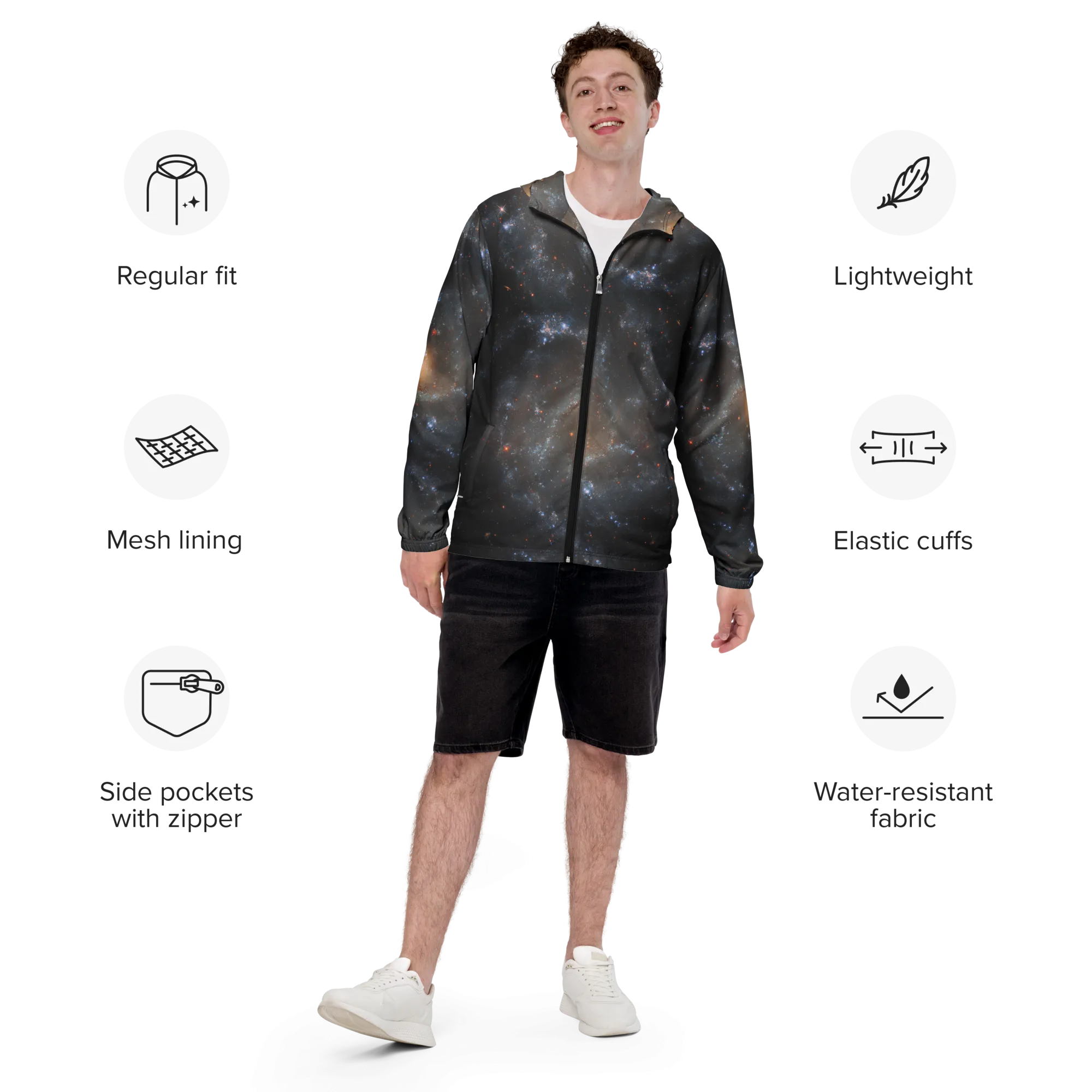 Coatlícue (Tonantzin/Mother Earth) - Unisex Windbreaker Jacket