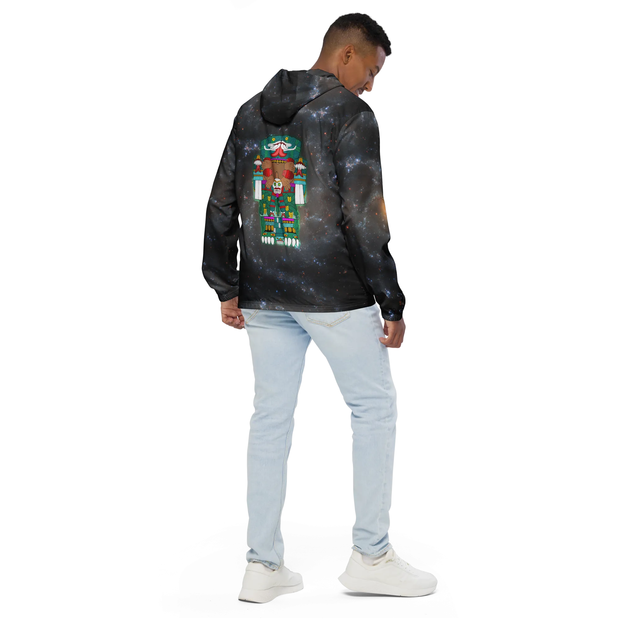 Coatlícue (Tonantzin/Mother Earth) - Unisex Windbreaker Jacket