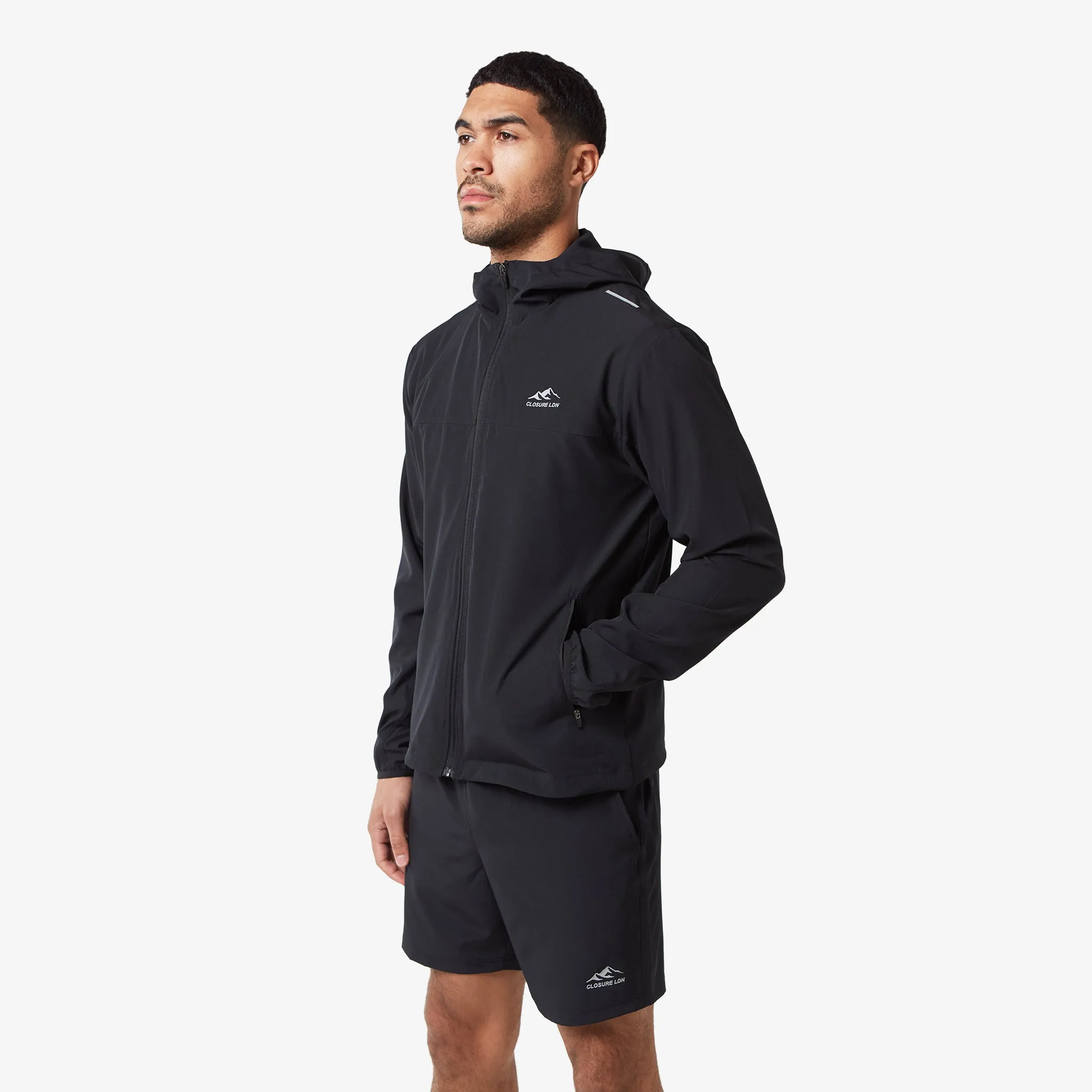 Core Windbreaker Twinset | Black