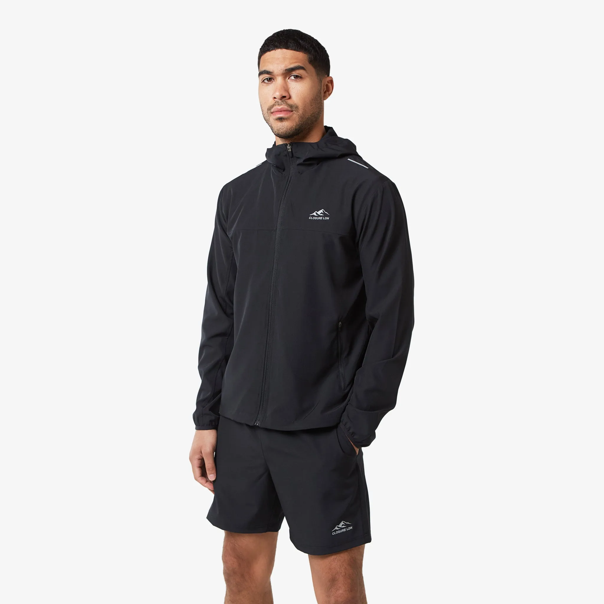 Core Windbreaker Twinset | Black