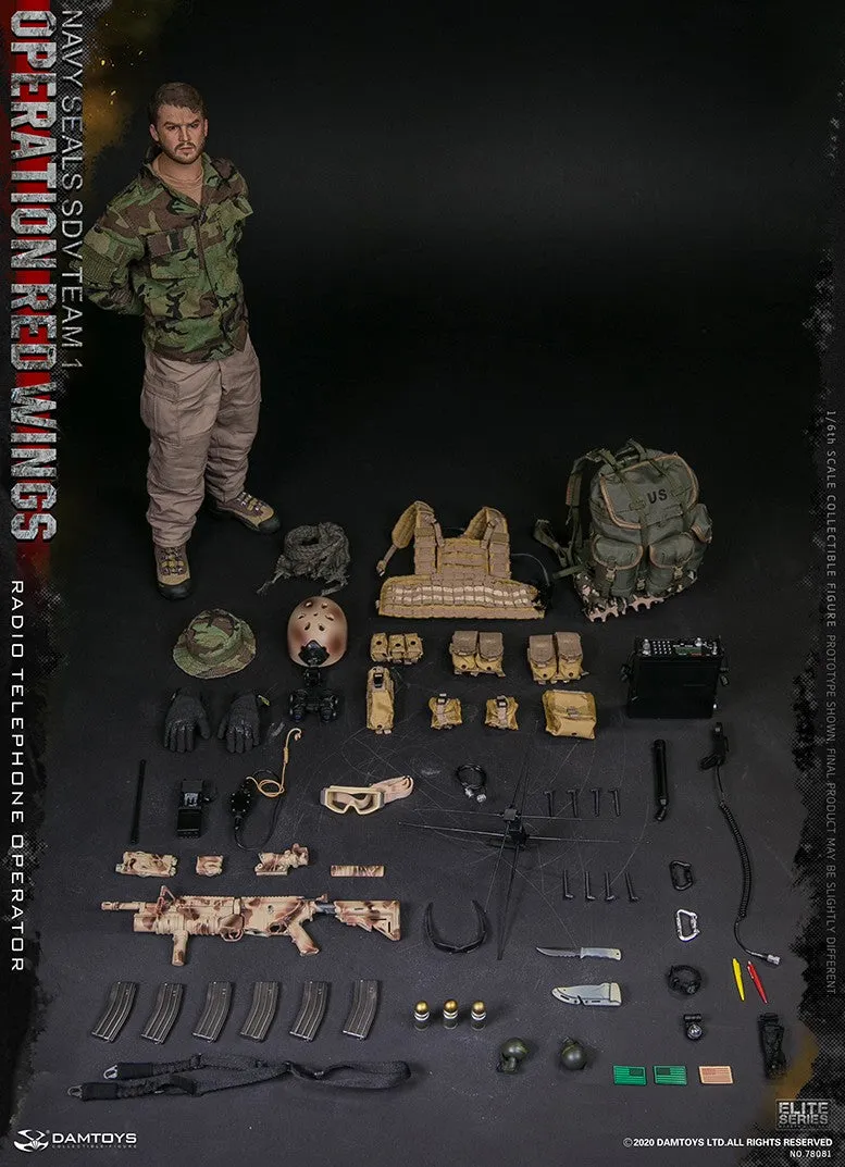 DAM Toys - Operation Red Wings NAVY SEALS SDV Team 1 Radio Telephone Operator