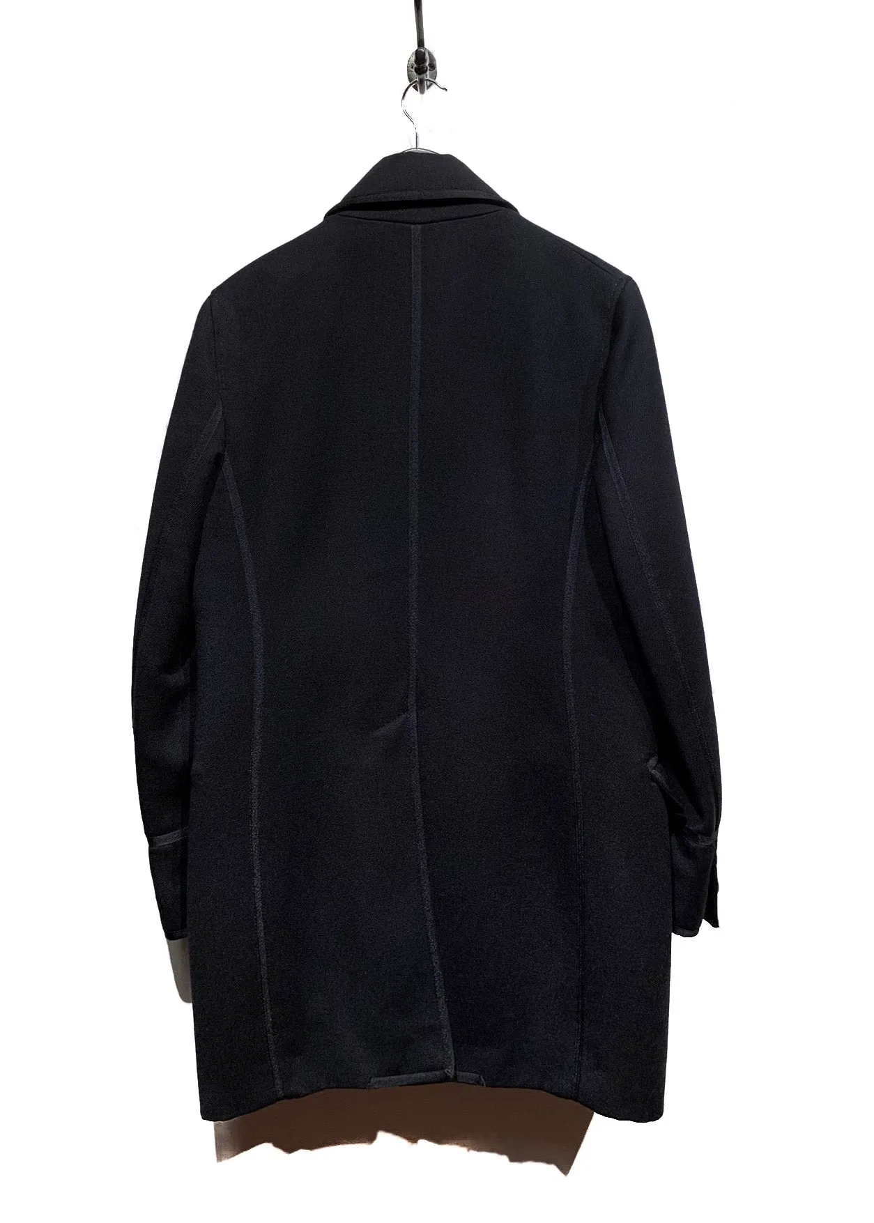 Dsquared2 Black Double Breasted Peacoat