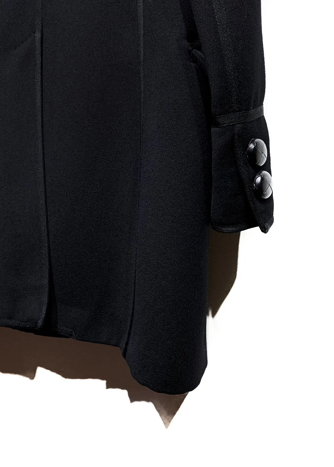 Dsquared2 Black Double Breasted Peacoat