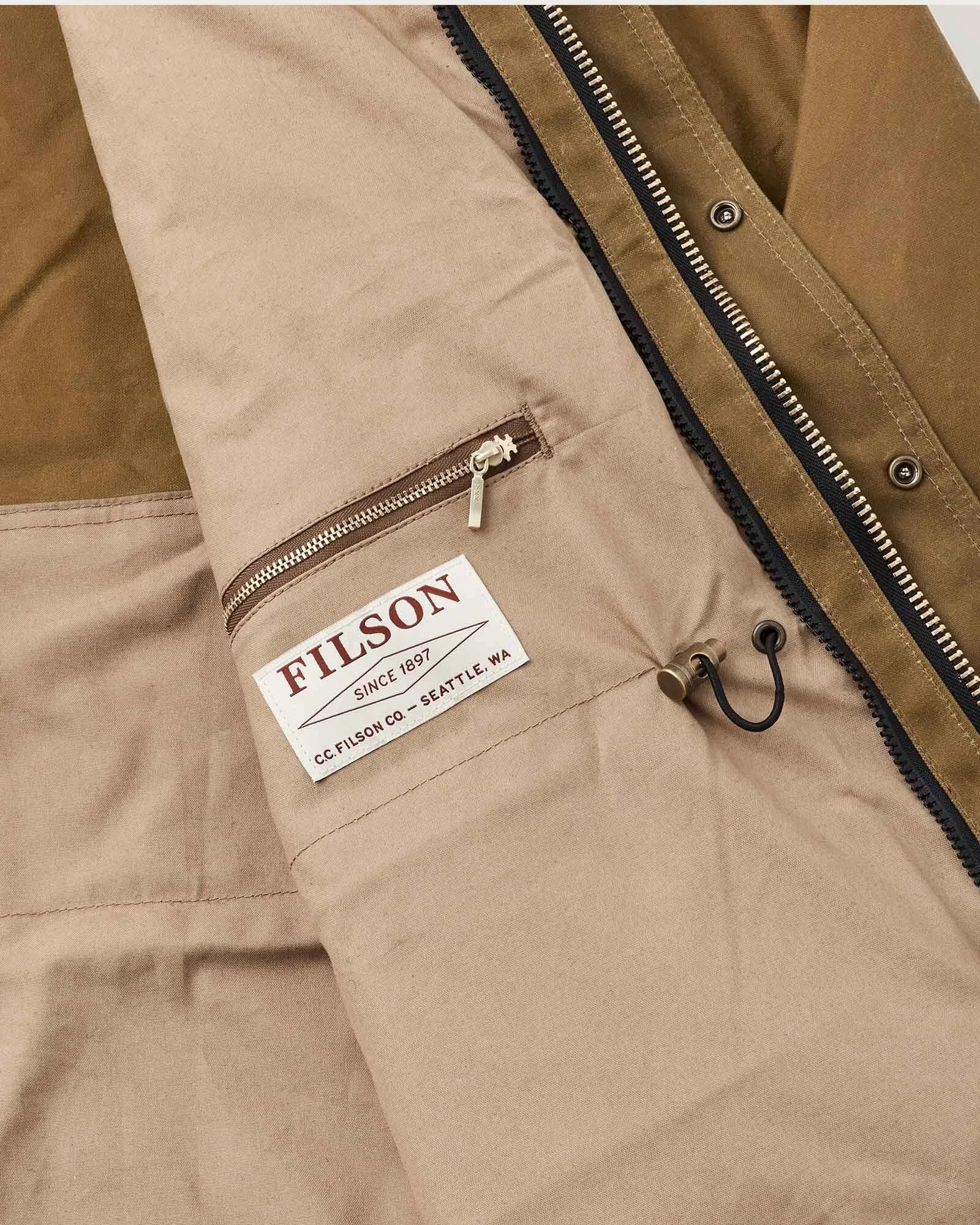 Filson Tin Cloth Field Jacket - Dark Tan