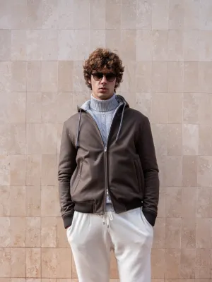 HOODIE JACKET - PECORA NERA CHOCOLATE
