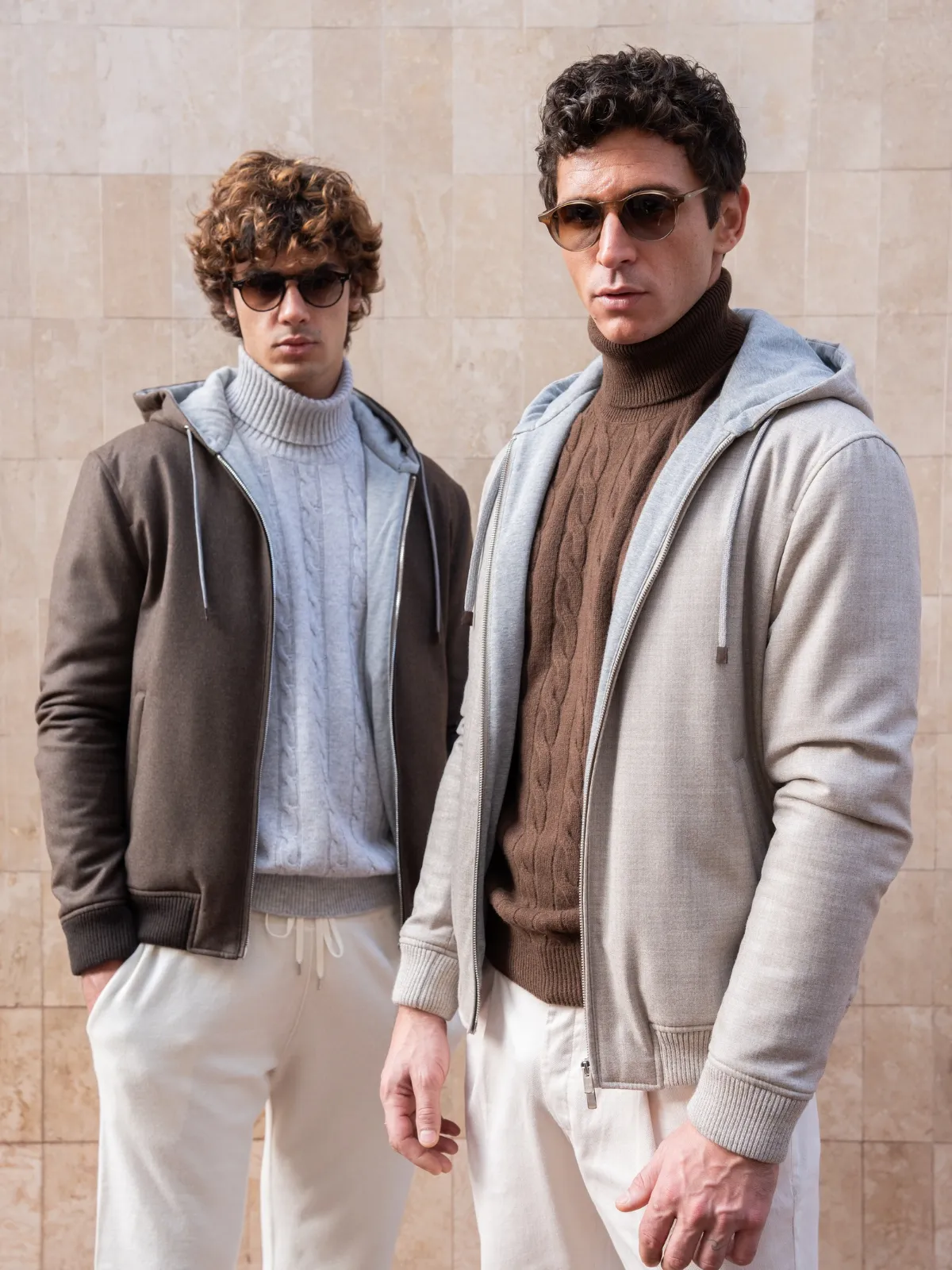HOODIE JACKET - PECORA NERA CHOCOLATE