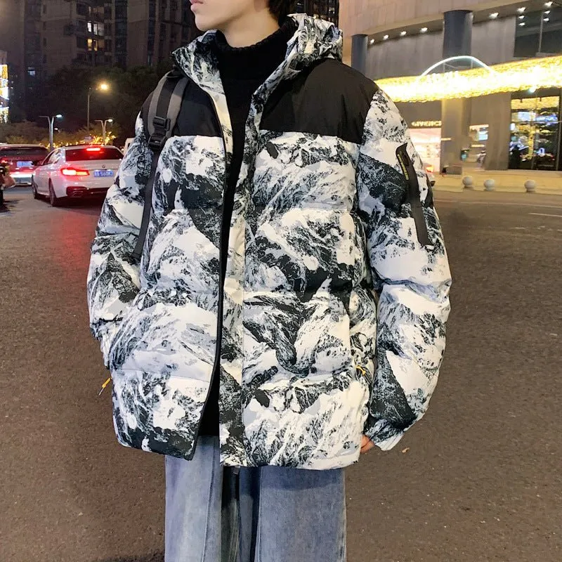 Ivyshape | Camo Winter Hooded Jacket