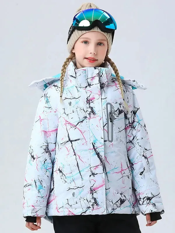 Kids Outdoor Snowboarding Jacket Hooded Warm Coat