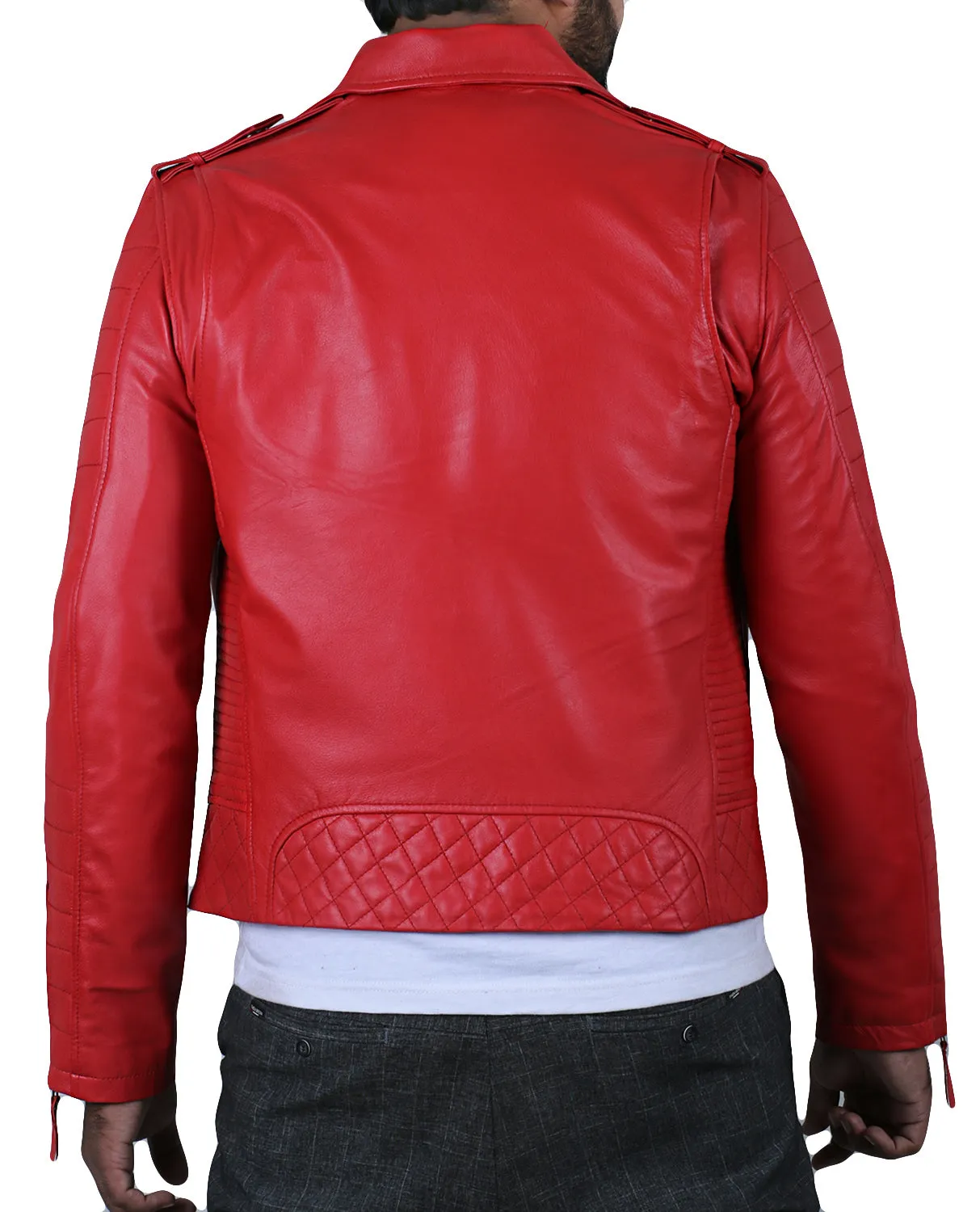 Leather Jackets Hub Mens Genuine Lambskin Leather Jacket (Black, Fencing Jacket) - 1501073