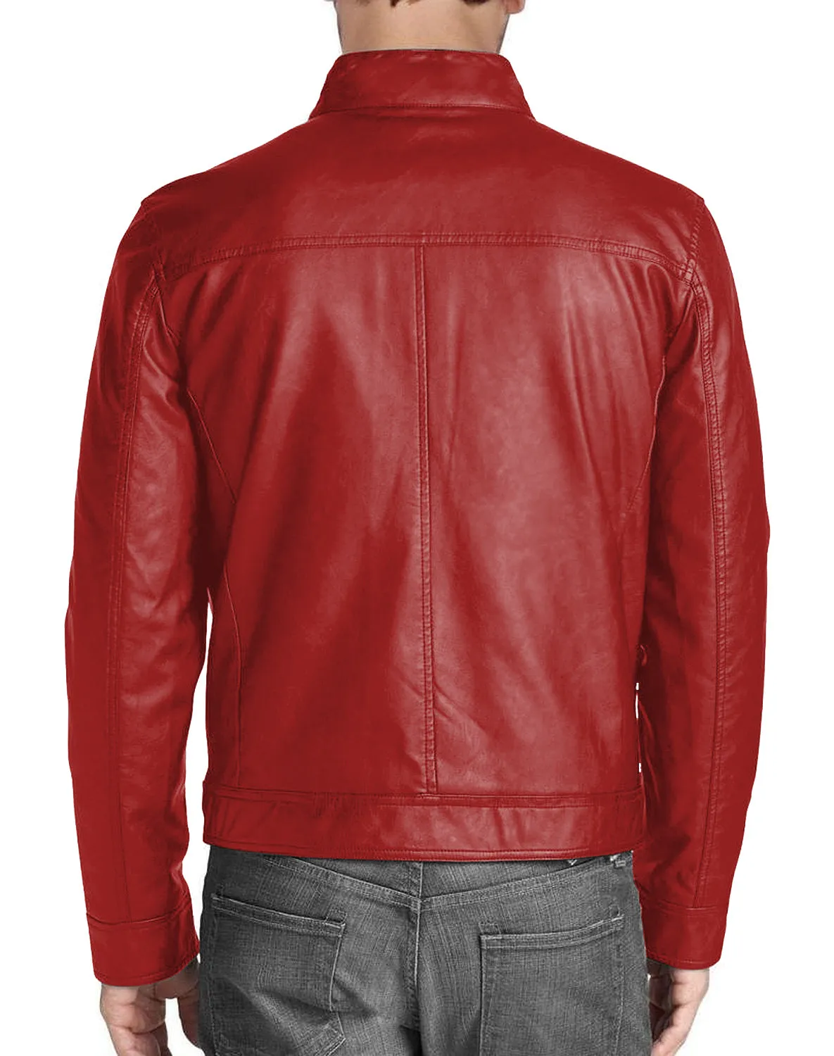 Leather Jackets Hub Mens Genuine Lambskin Leather Jacket (Black, Regal Jacket) - 1501332