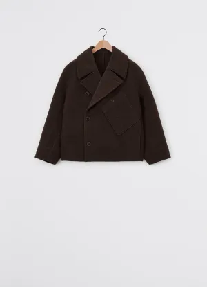Lemaire Dispatch Peacoat (Brown Chine)