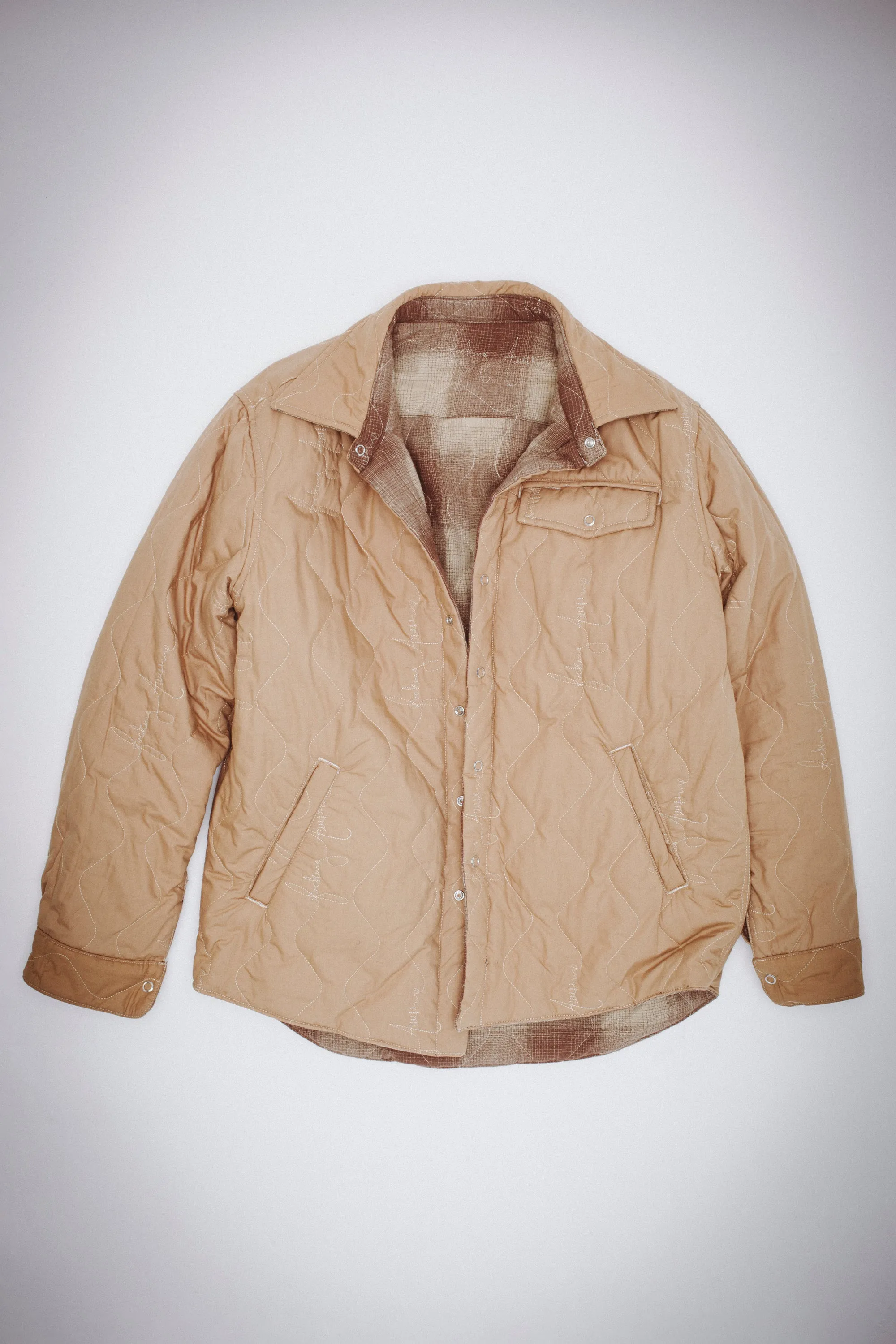 Lightweight Reversible Flannel Jacket