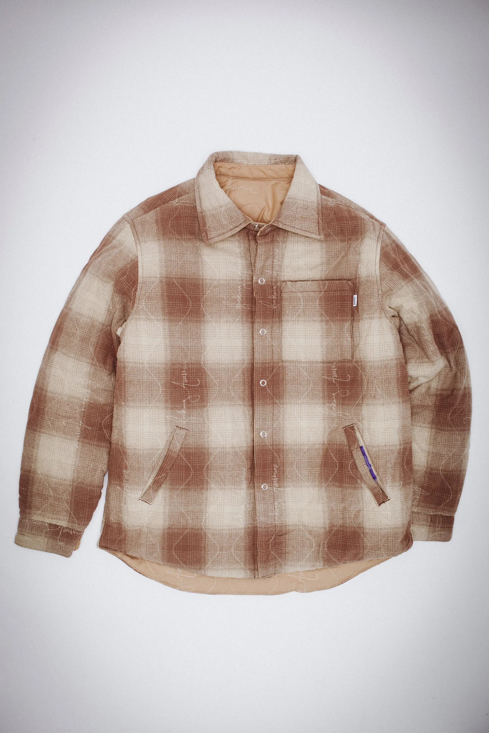 Lightweight Reversible Flannel Jacket