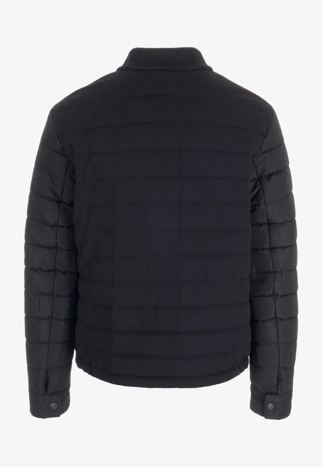 Logo Plaque Quilted Jacket