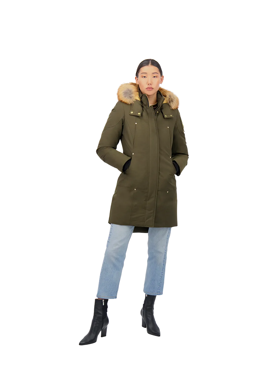 MOOSE KNUCKLES GRAND METIS PARKA Womens Apparel
