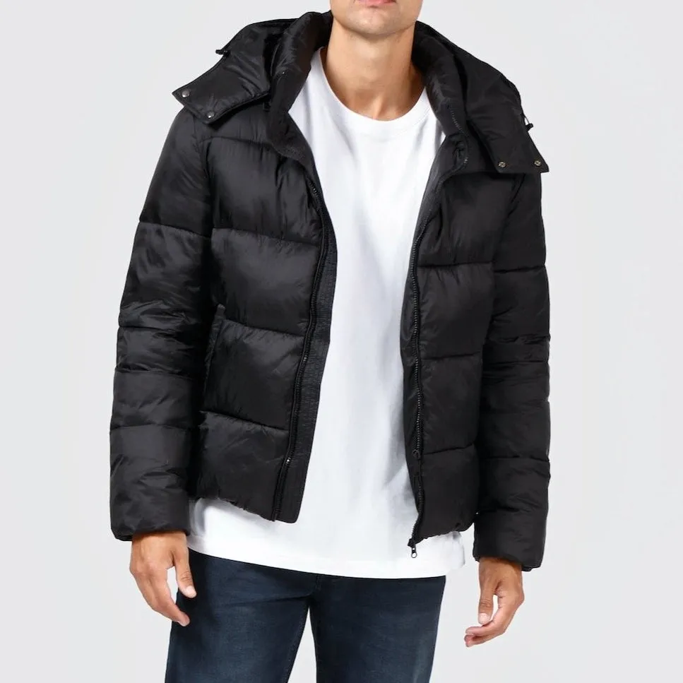 Ortc MENS PUFFER JACKET - BLACK