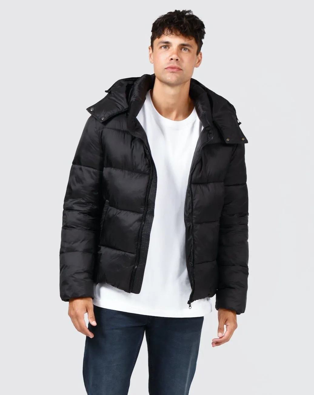 Ortc MENS PUFFER JACKET - BLACK