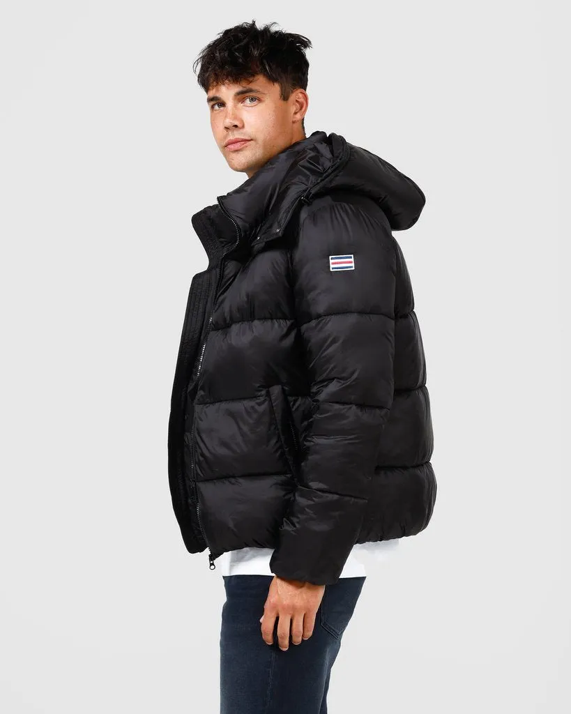 Ortc MENS PUFFER JACKET - BLACK