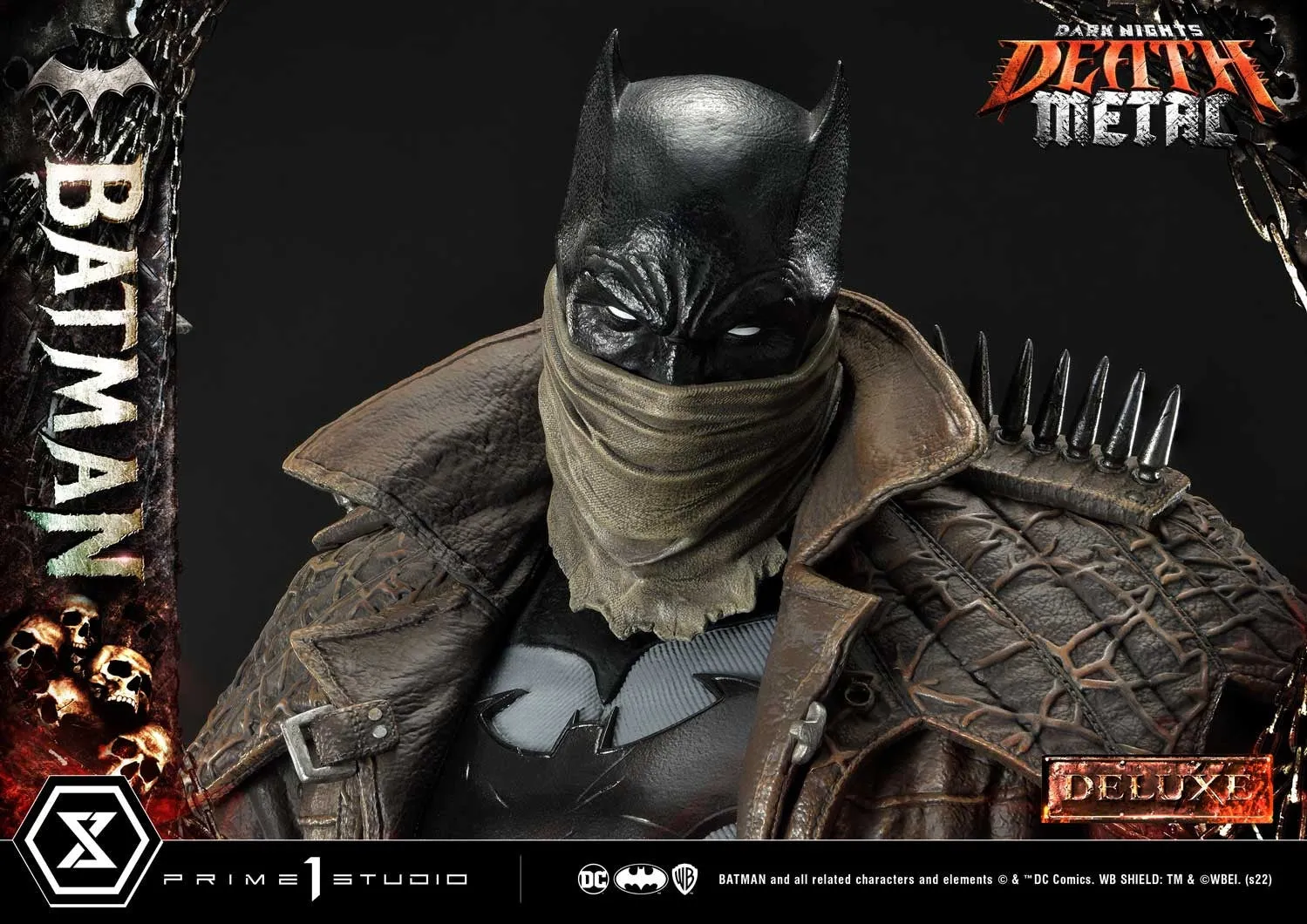 [Pre-Order] PRIME1 STUDIO - MMDCMT-09DXS: DEATH METAL BATMAN (DARK NIGHTS: METAL) DELUXE BONUS VERSION