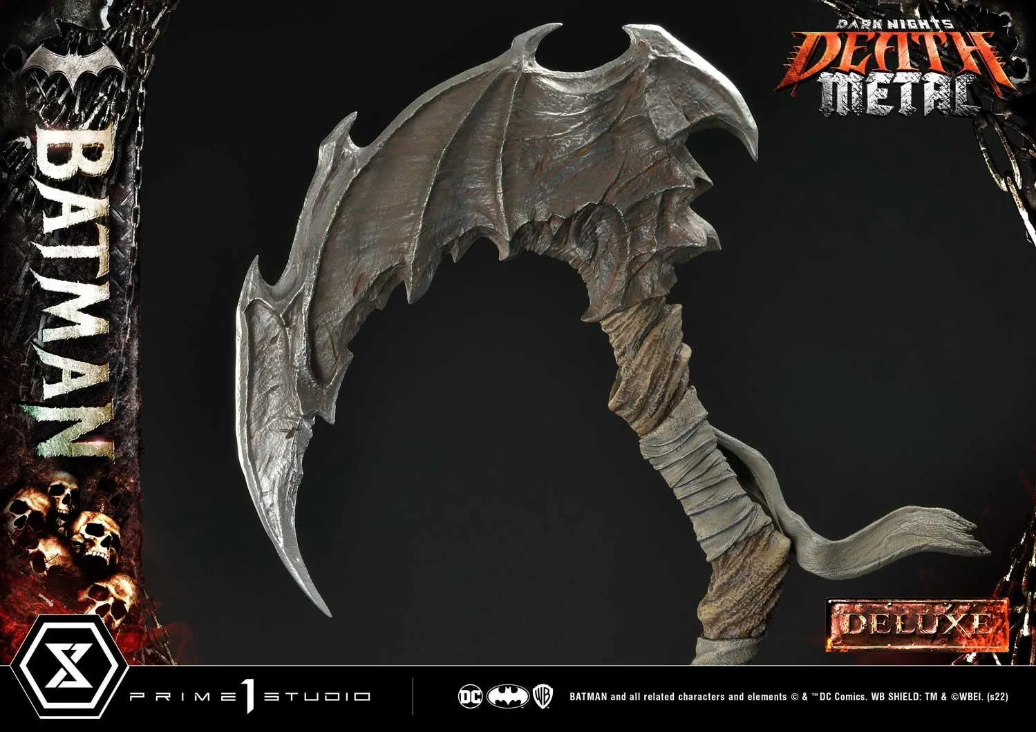 [Pre-Order] PRIME1 STUDIO - MMDCMT-09DXS: DEATH METAL BATMAN (DARK NIGHTS: METAL) DELUXE BONUS VERSION