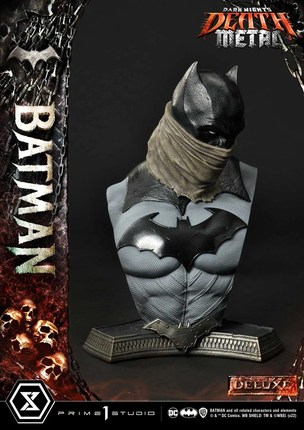 [Pre-Order] PRIME1 STUDIO - MMDCMT-09DXS: DEATH METAL BATMAN (DARK NIGHTS: METAL) DELUXE BONUS VERSION