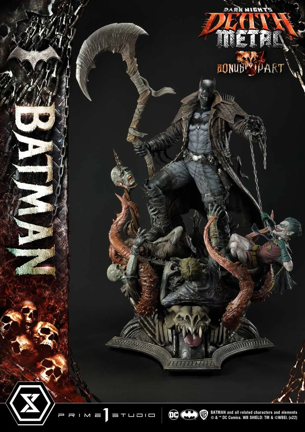[Pre-Order] PRIME1 STUDIO - MMDCMT-09DXS: DEATH METAL BATMAN (DARK NIGHTS: METAL) DELUXE BONUS VERSION