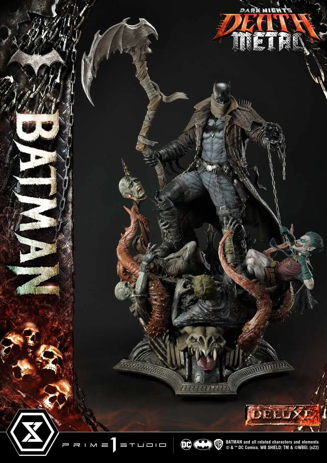 [Pre-Order] PRIME1 STUDIO - MMDCMT-09DXS: DEATH METAL BATMAN (DARK NIGHTS: METAL) DELUXE BONUS VERSION