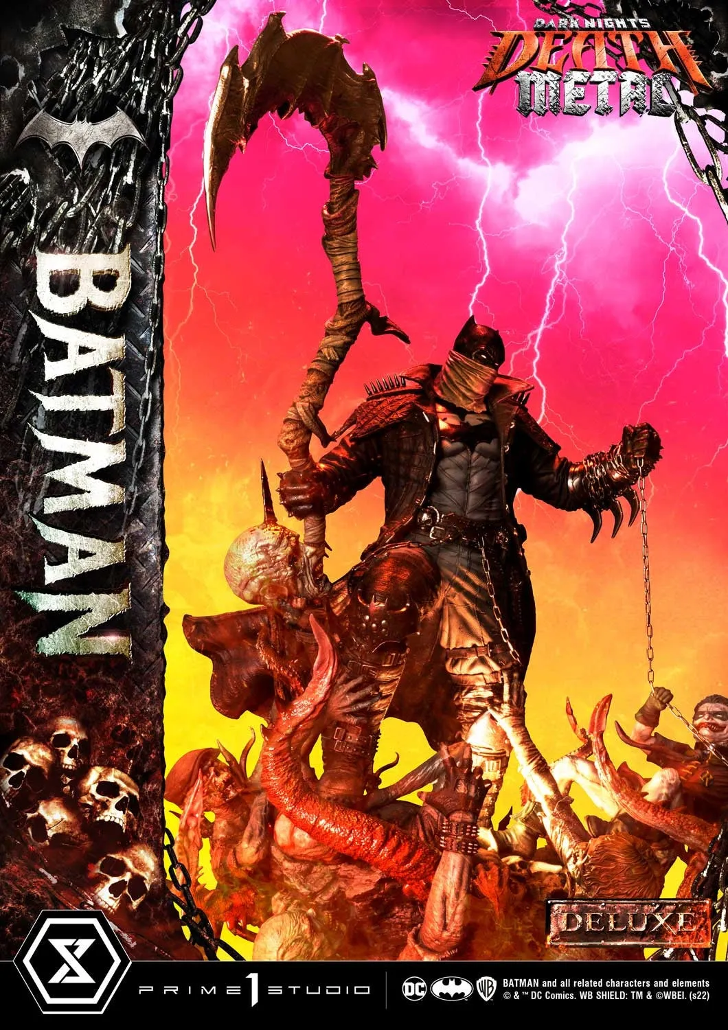 [Pre-Order] PRIME1 STUDIO - MMDCMT-09DXS: DEATH METAL BATMAN (DARK NIGHTS: METAL) DELUXE BONUS VERSION