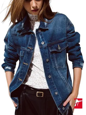 Q2 Boyfriend Relaxed Denim Jacket NEW size S