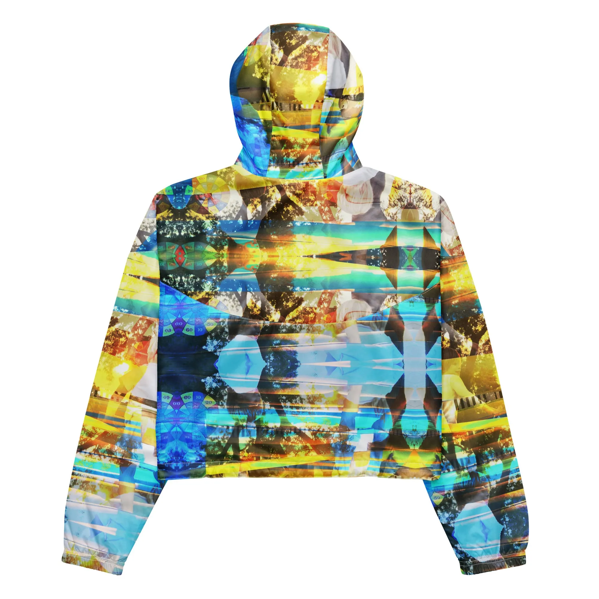Rave Crop Windbreaker - Binary Innocence