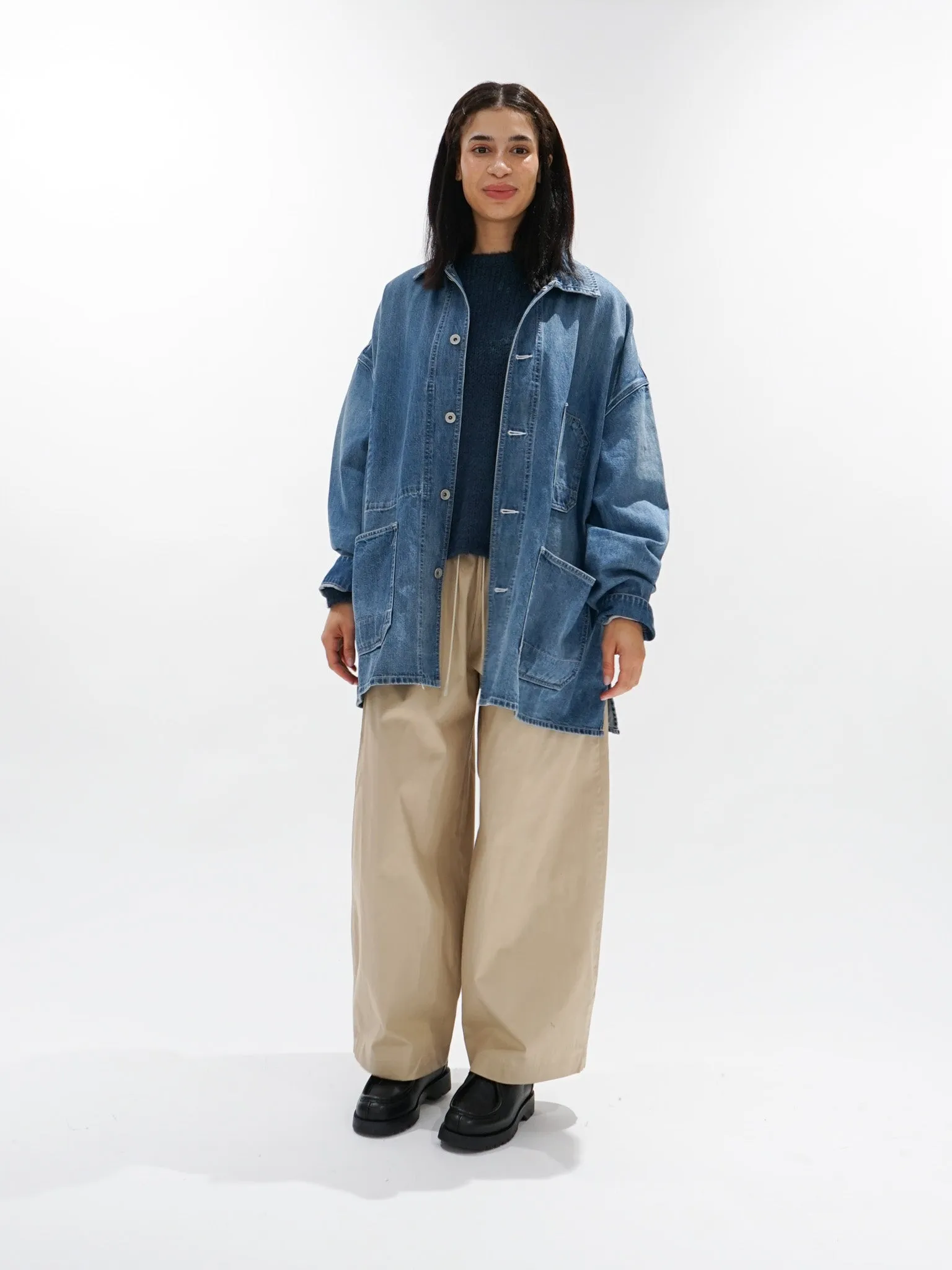 Relaxed Work Jacket - Indigo